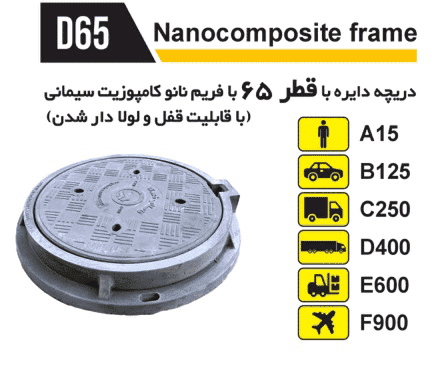 دریچه منهول سایز 65