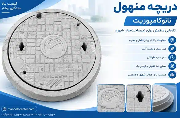 دریچه منهول فاضلاب