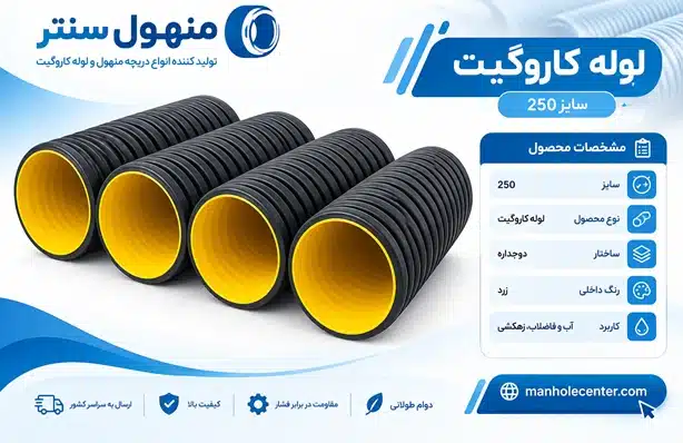 لوله کاروگیت سایز 250