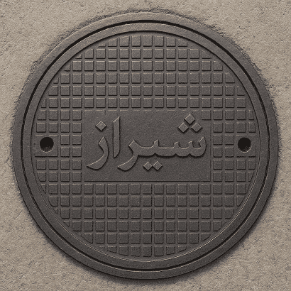 دریچه منهول در شیراز