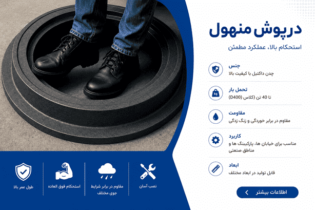دریچه منهول آدم رو